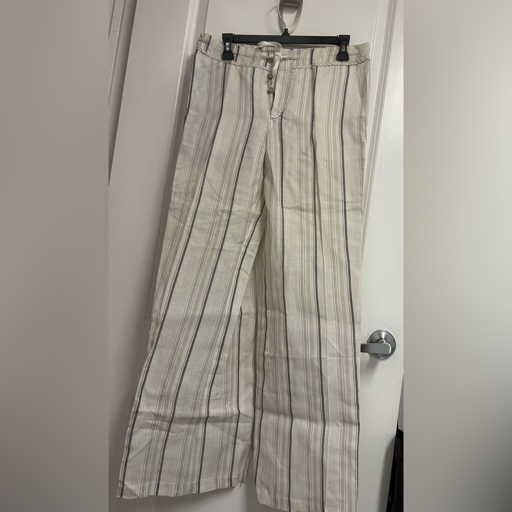 Stripped Linen Pants